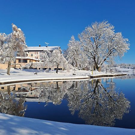 Hotel-Pension Seebad "Seegenuss-Natur-Spa" Sulzberg Buitenkant foto